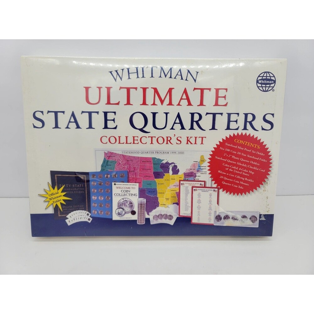 Whitman Ultimate State Quarters Collector's Kit (1999-2008) New in Box
